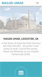 Mobile Screenshot of masjid-umar.org